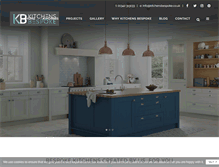Tablet Screenshot of kitchensbespoke.co.uk